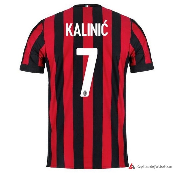 Camiseta Milan Primera equipación Kalinic 2017-2018